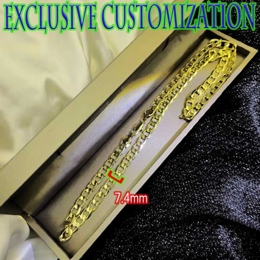 High end cust hip-hop trendy brand necklace luxurious diamond set gold pendant 18K gilded boutique decoration X2502241