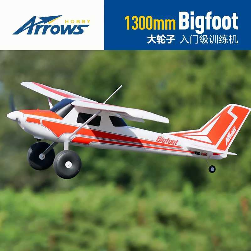 Aircraft Model Blue Arrows 1300mm Bigfoot Trainer RTF PNP RC Airplane Remote Control Electric Fixed WingsNavigation Hobby H241123UGZW