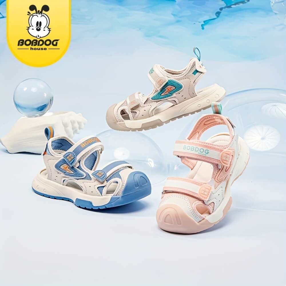 BOBDOG House Girl's Adorable Close Toe Breathable Sandals Comfy Durable Beach Water Shoes for Kid's Outdoor Activities Summer BBT32241