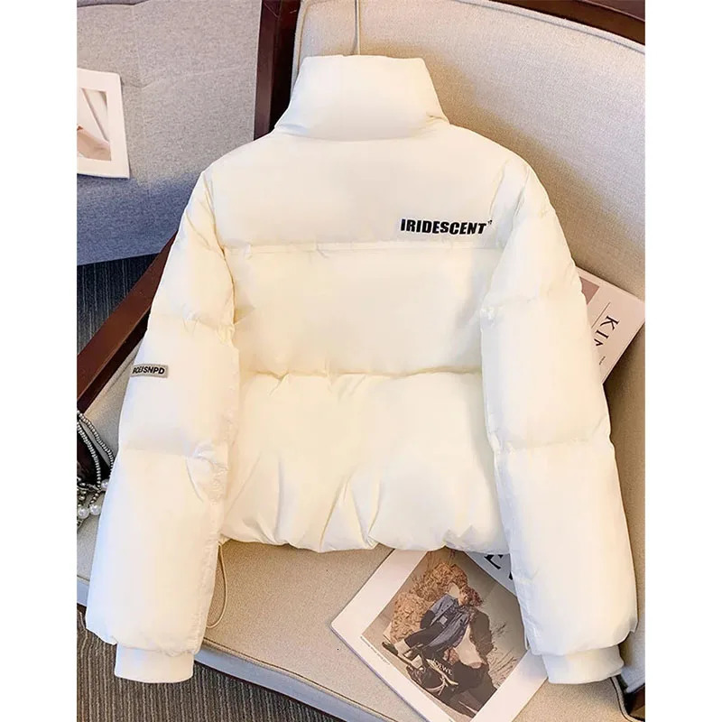 Women Down CottonPadded Coat Girl 2025 Winter Warm Cotton Padded Jacket Short Bread Outwear Ladies Thicken y241120