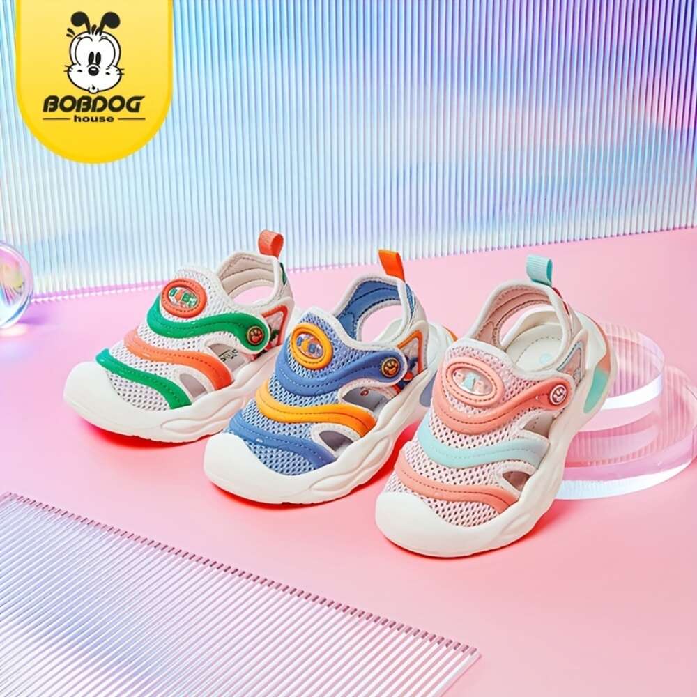 BOBDOG House Girl's Trendy Close Tope Breathable Sandals Comfy Durable Beach Water Shoes for Kid's Outdoor Activities BM32281