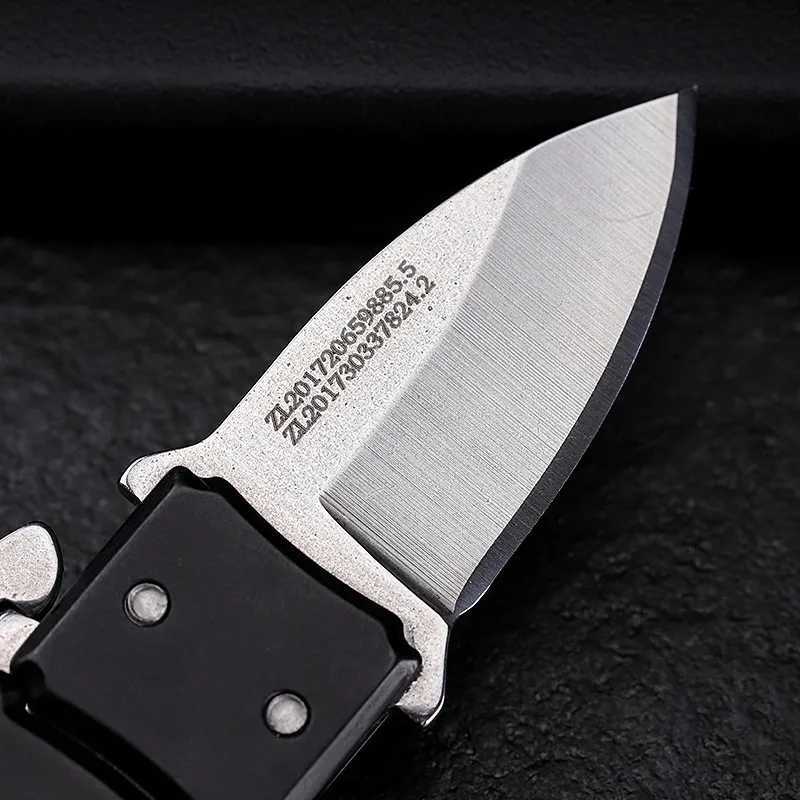 Decompression Toy 2in1 EDC Toys Fidget Spinner Mini Knife Outdoor Pocket High Hardness Self-defense Gyroscope for Adults Gift Small Folding Knife d240