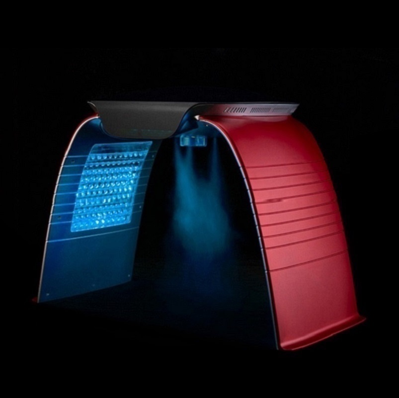 Professional Skin Rejuvenation Hot And Cold Spray SPA Anti Aging 7 Color PDT Facial Led Light Therapy Skin Care Device