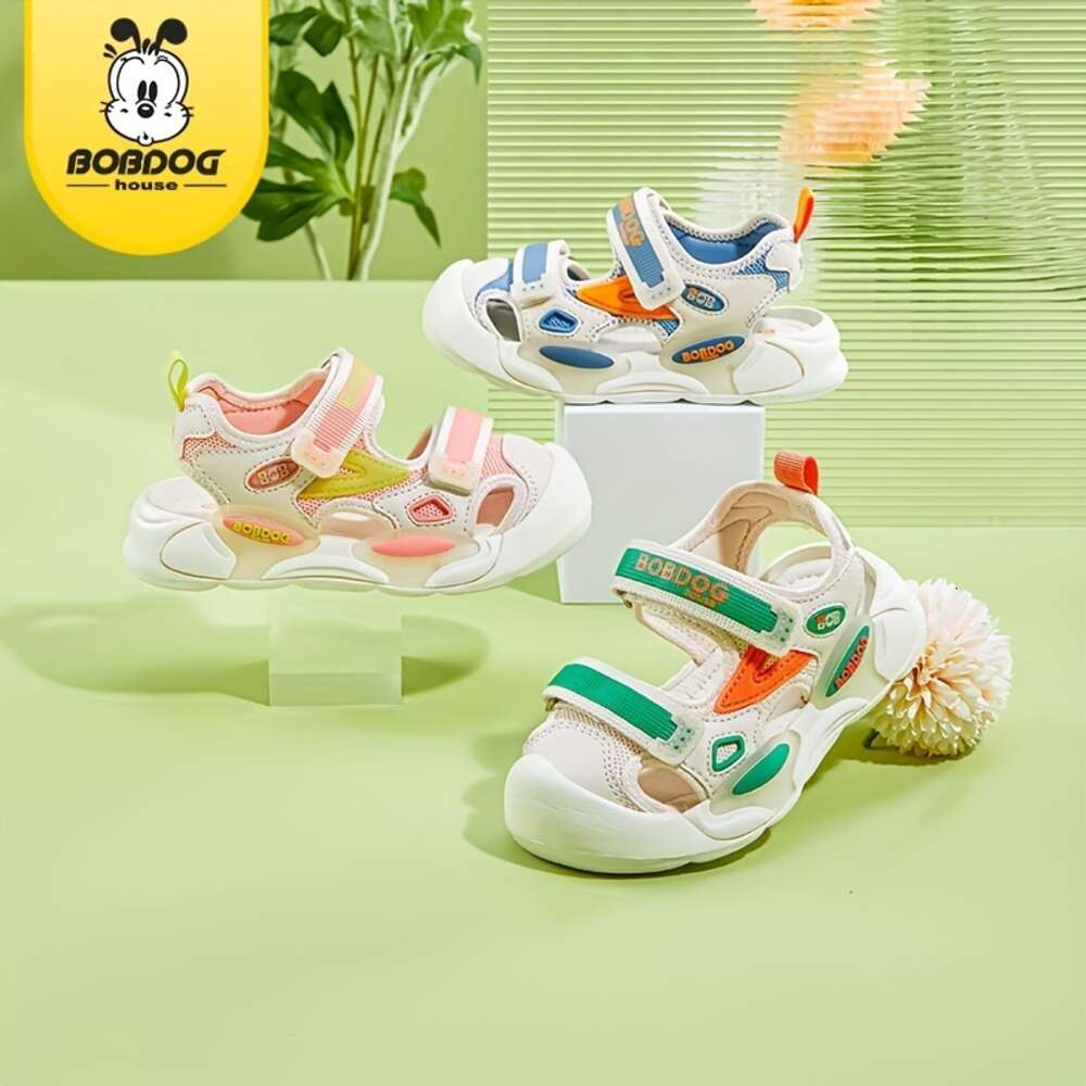 BOBDOG Houe Uniex Kid' Toddler' Cloe Toe Breathable Sandal Comfy Durable Soft Sole Chunky Beach Water Shoe for Boy' & Girl' Outdoo