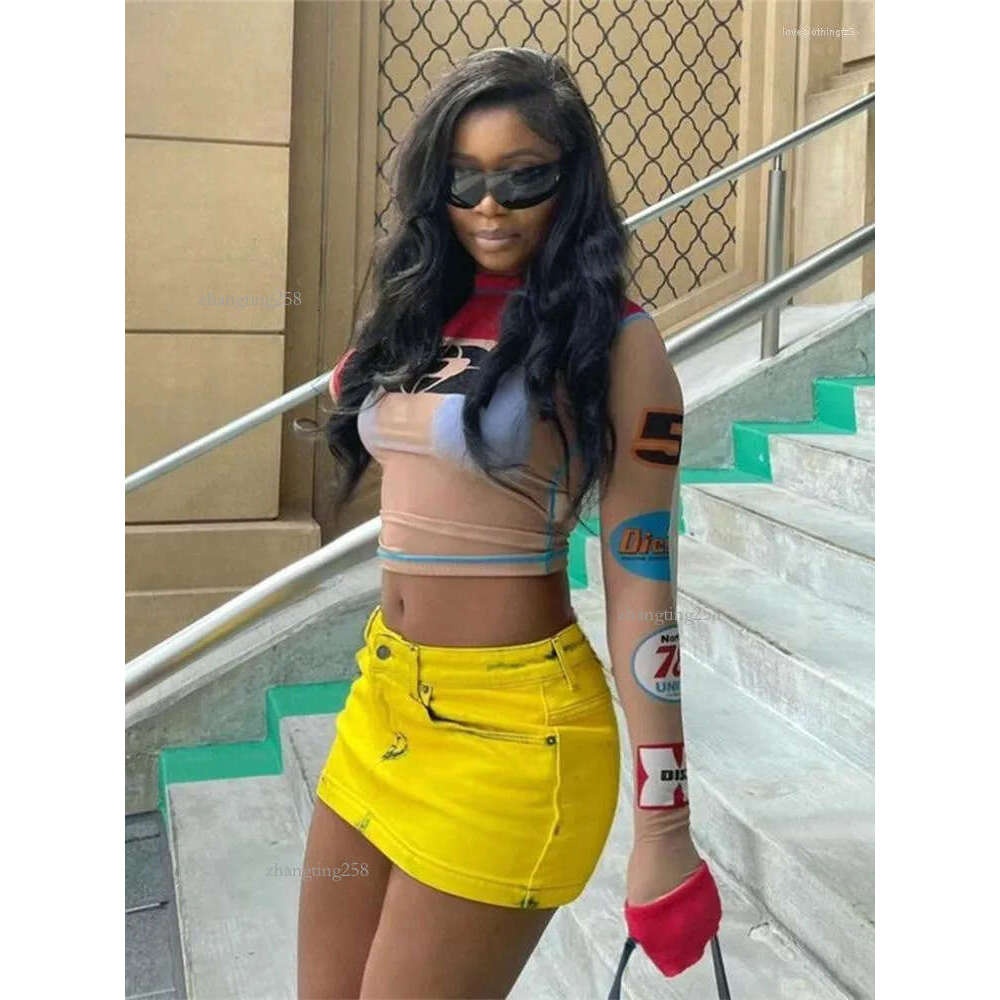 Women's T Shirts Women Fashion Long Sleeve Mesh Printed Graphic Shirt Tops Tees 2023 Summer Clothes Wholesale Items For Business