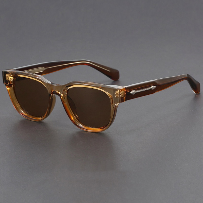 Steampunk Cat Eye Sunglasses Women Oversized Thick Glasses Vintage Goggles Gothic Y2K Futuristic Cool INS Niche Circular High-end Sturdy Metal inlay S