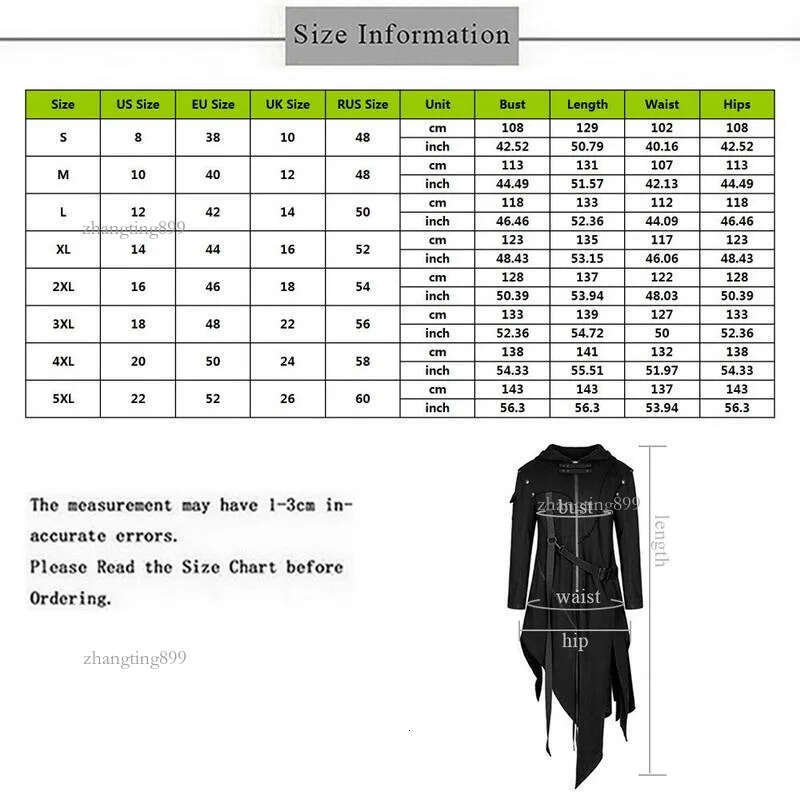 Men's Trench Coats SHUJIN Men Gothic Style Hip Hop Coat Hooded Cloak Irregular Design Long Cardigan Street Punk Vintage Jackets