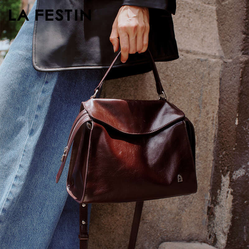 Sleek Leather Crossbody Bag: Versatile Shoulder Women, Large Capacity, Ideal For Daily Use And As A Cross Body Festival Bag