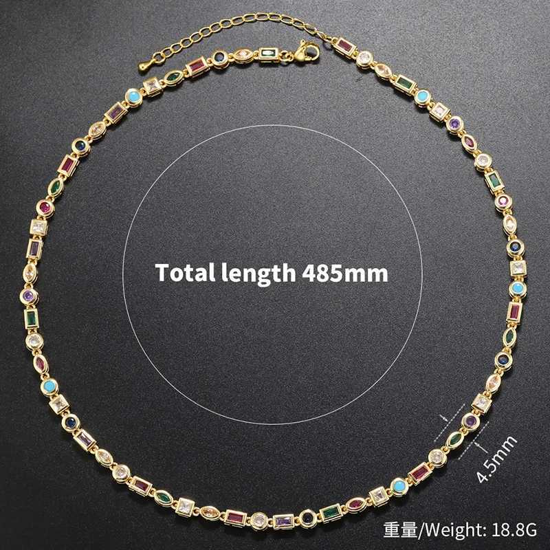 ZHUKOU womens candy necklace cubic zirconia mens necklace original couple necklace fashion jewelry wholesale VL242 X241123