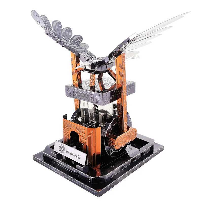 Microworld 3D Metal Puzzle Red Devil Scorpion Model Assembly Metal Model Kit DIY 3D Laser Cutting Model Puzzle Toy Gift X241122