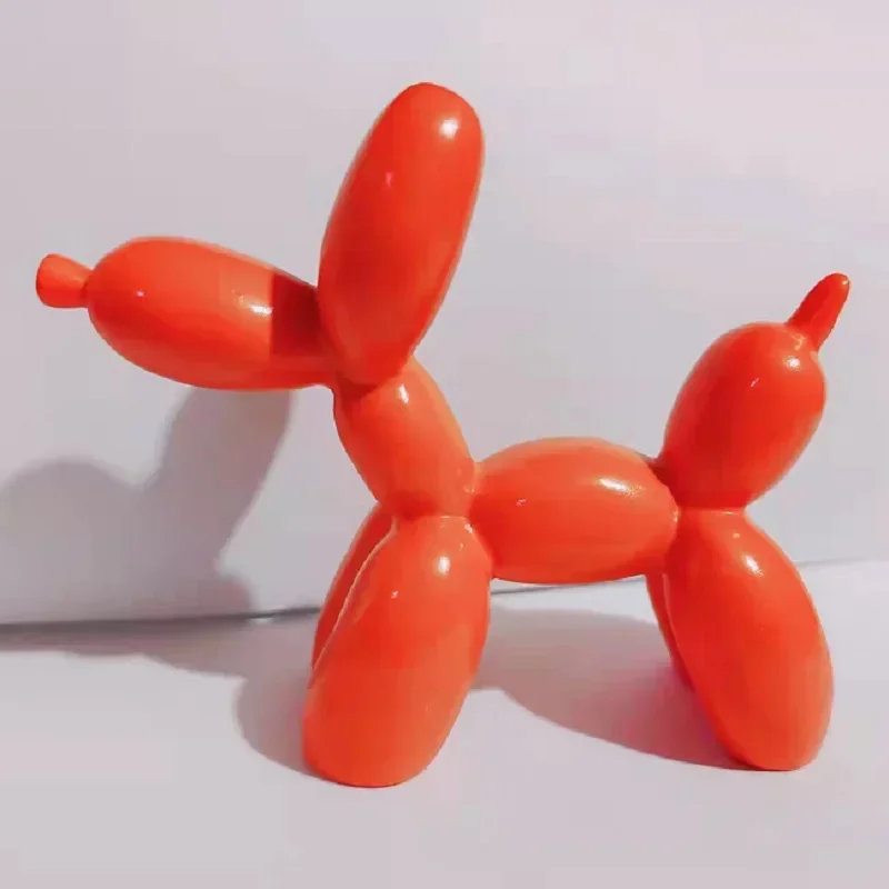 Balloon Dog Animals Statue Sculpture Animals Cake Art Pendant Modern Tabletop Decoration Home Resin Dessert Mat Balloon Party 0424