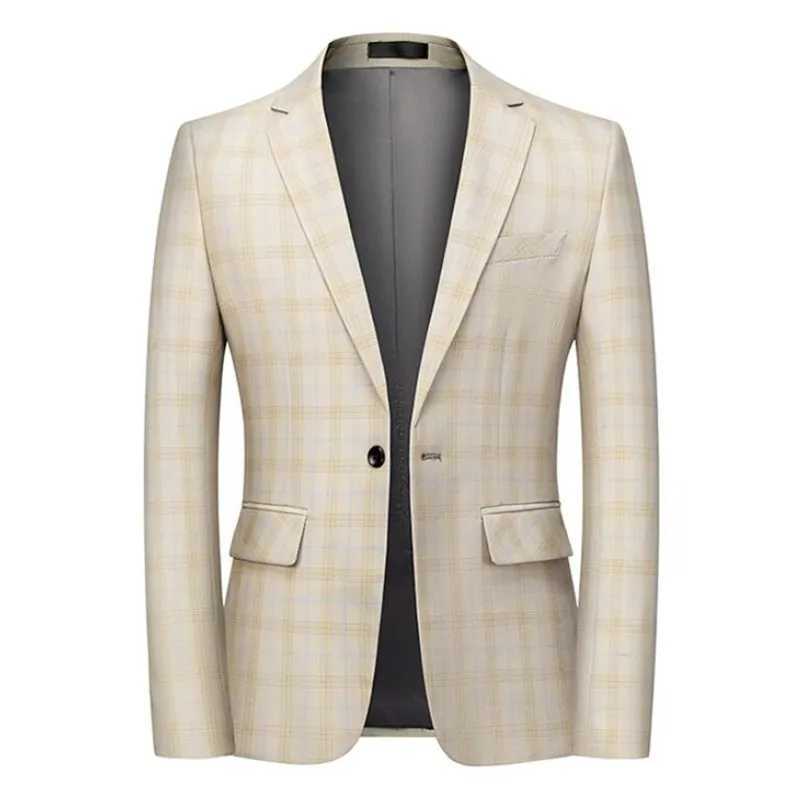 202 new spring/summer casual mens plain sports jacket cotton ultra-thin UK set Blaser Masculino mens jacket sports jacket S-6XL W241123