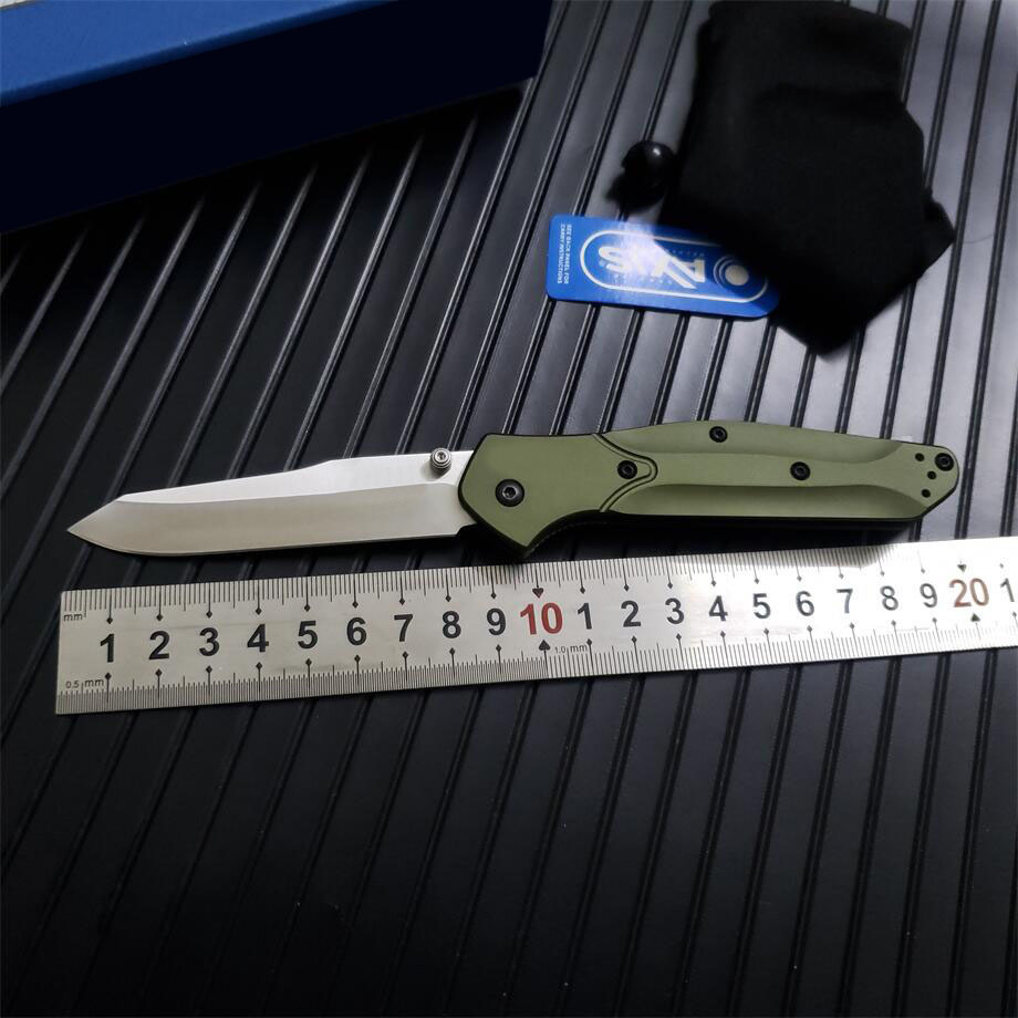 4Models 940 Folding Knife 3.22 S30v Satin Plain Blade, Aviation Aluminum Handles