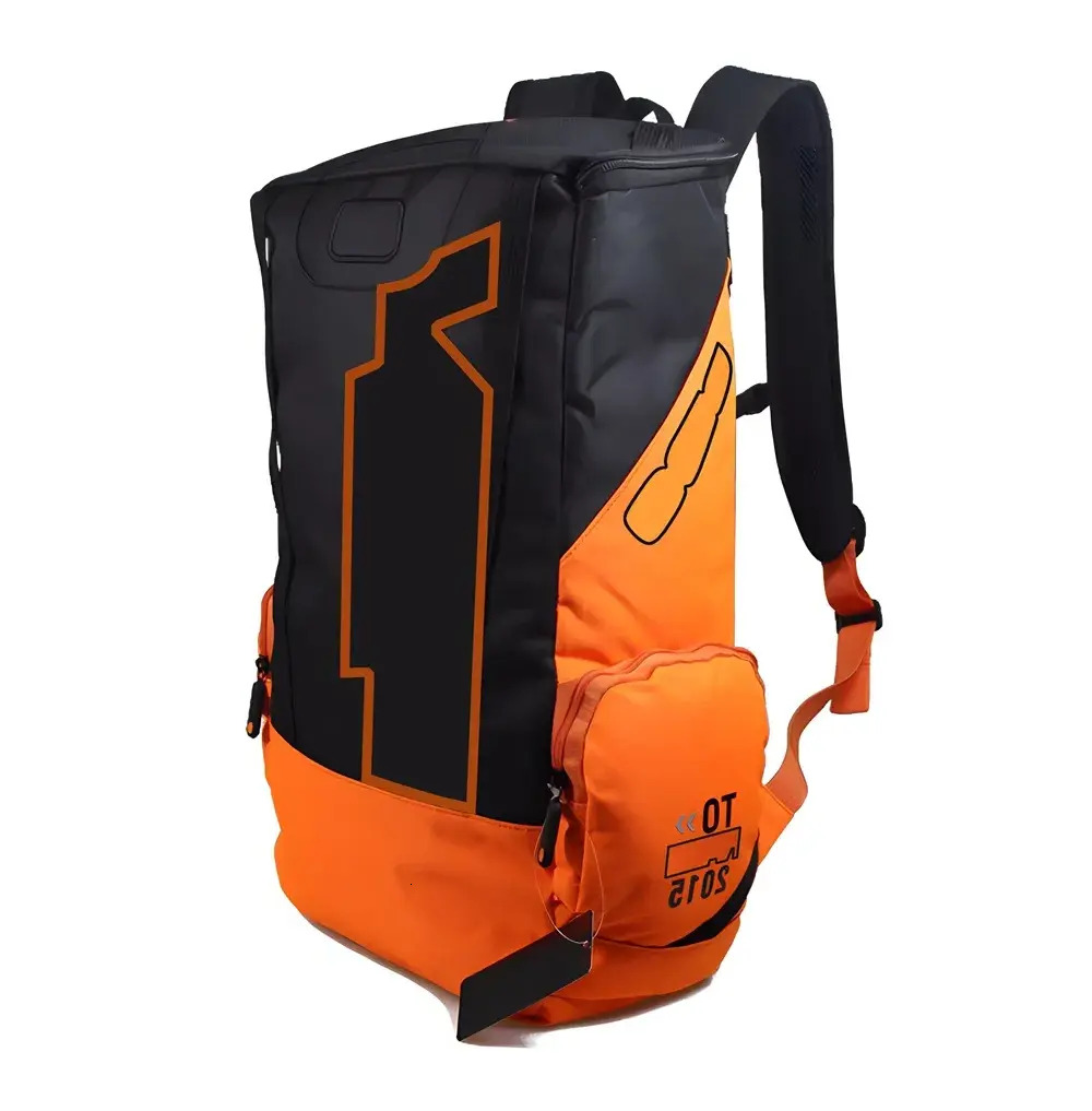 F1 Team Cross-Country Package Motorcycle Large Capacity Backpack Locomotive Ride Bag Moto Racing Men Oxford Waterproof Multifunction Travel Backpac