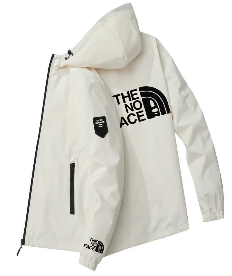 Mens high-quality zipper hooded windproof jacket outdoor hiking and adventure camping windproof travel new cuff jacket X241123