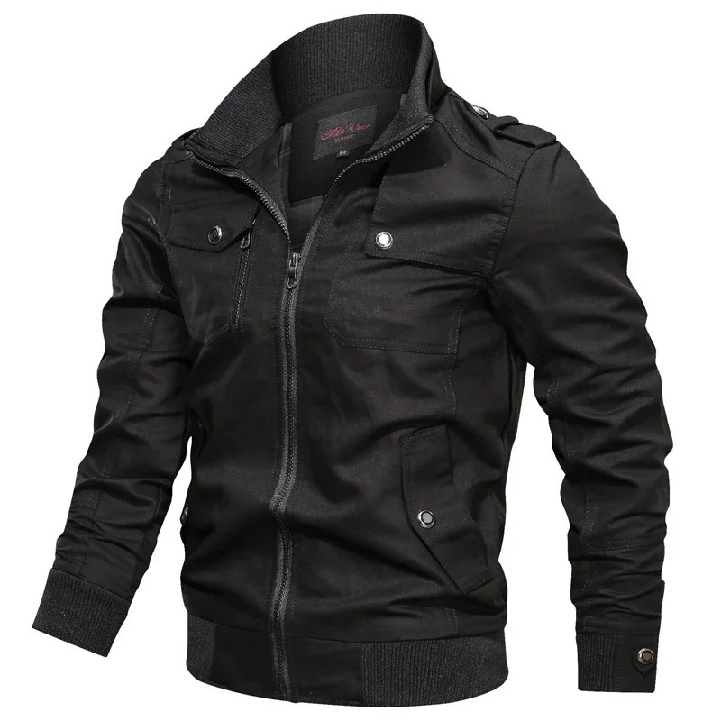 2023 Spring Autumn Fashion Mens Jacket Casual Outdoor Sports and Military Motorcycle Coat 241121