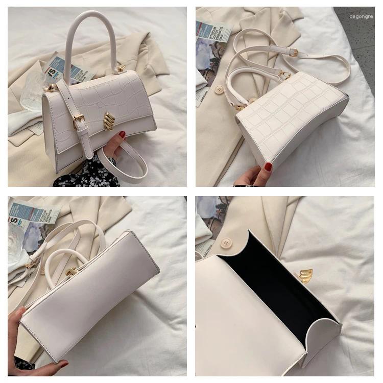 Shoulder Bags Handbags Women Designer Leather Bag Sac Green Female Crossbody Solid Flap Girls Fashion Tote 01a7