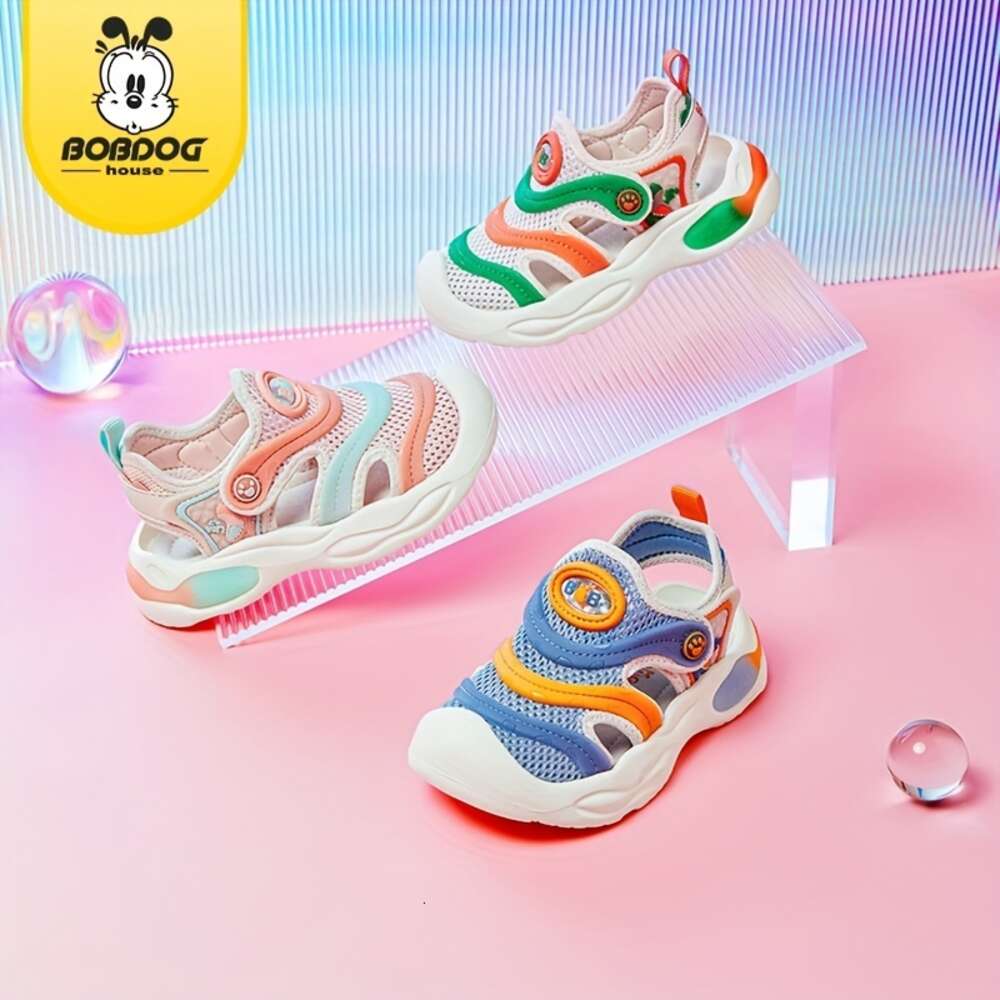 BOBDOG House Girl's Trendy Close Tope Breathable Sandals Comfy Durable Beach Water Shoes for Kid's Outdoor Activities BM32281