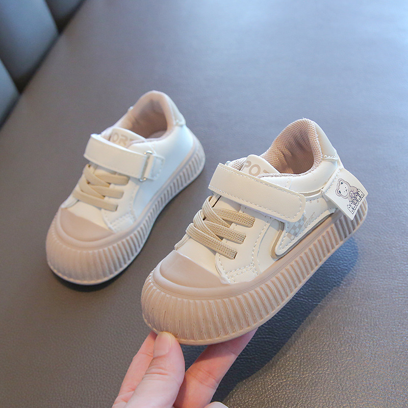 Kid Casual Sport Shoes Soft Kick Prevention Boys Girls Baby Board Shoes Happysteps Fashion Cute Cartoon Toddler Running Shoes Size 16 - 31