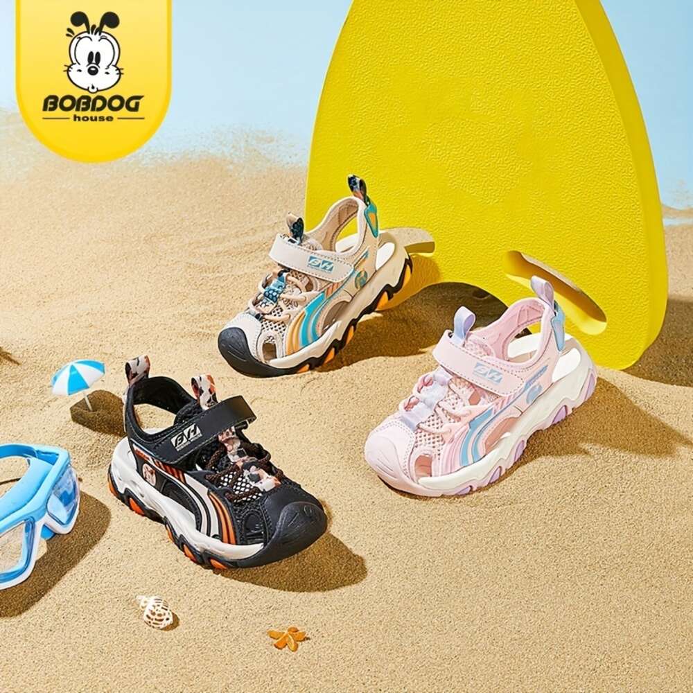 BOBDOG Unisex Kid's Close Toe Breathable Sandals Comfy Durable Casual Beach Water Shoes for Boy's & Girl's Outdoor Activities BBT22641