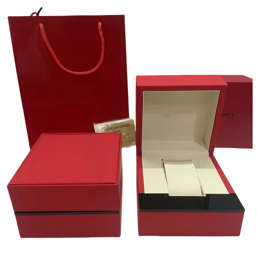 2025CAR Designer Bags Boxes Leather Watch Box Luxury Green Papers Gift Top Designer Leather bag Card For Watch box women