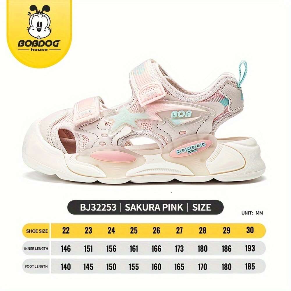 BOBDOG House Unisex Kid's Toddler's Close Toe Breathable Sandals Comfy Durable Soft Sole Beach Water Shoes for Boy's & Girl's Outd