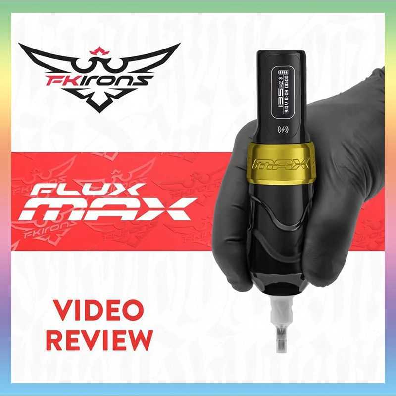 Tattoo Machine FK Max Tattoo Machine Dual Battery 2400mAh Plug in Pen Non Core Motor Lithium Battery Pen Machine for Tattoo Artist Body Kit Q241123