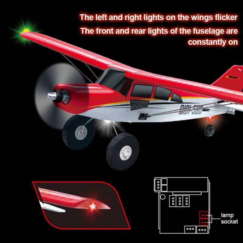 Aircraft Model Qidi560 Moore M7 Off-road RC Plane 4CH Brushless Remote Control Airplane Fixed Wing EPP Foam Toys for Children H241123Q7AZ