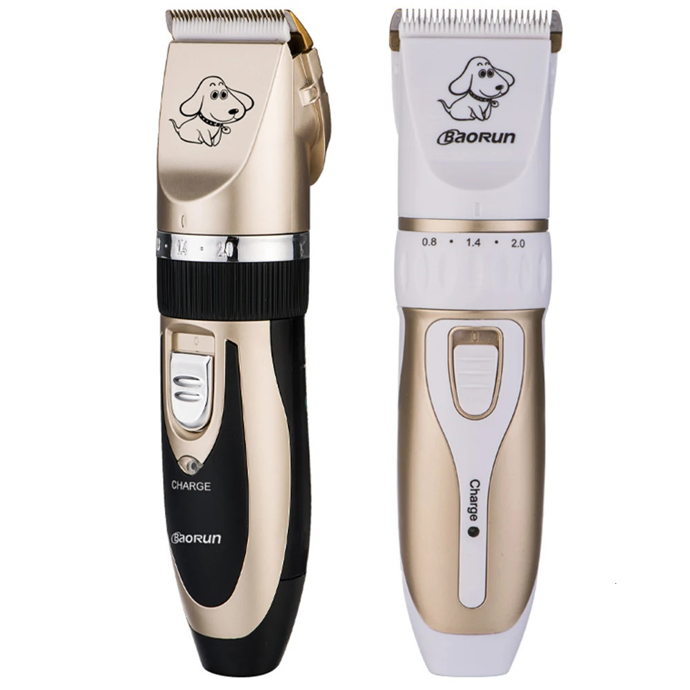 BaoRun P2 P3 Professional Pet Cat Dog Hair Trimmer Rechargeable Animal Grooming Clipper Shaver Dog Hair Cutting Machine Comb Kit 241125