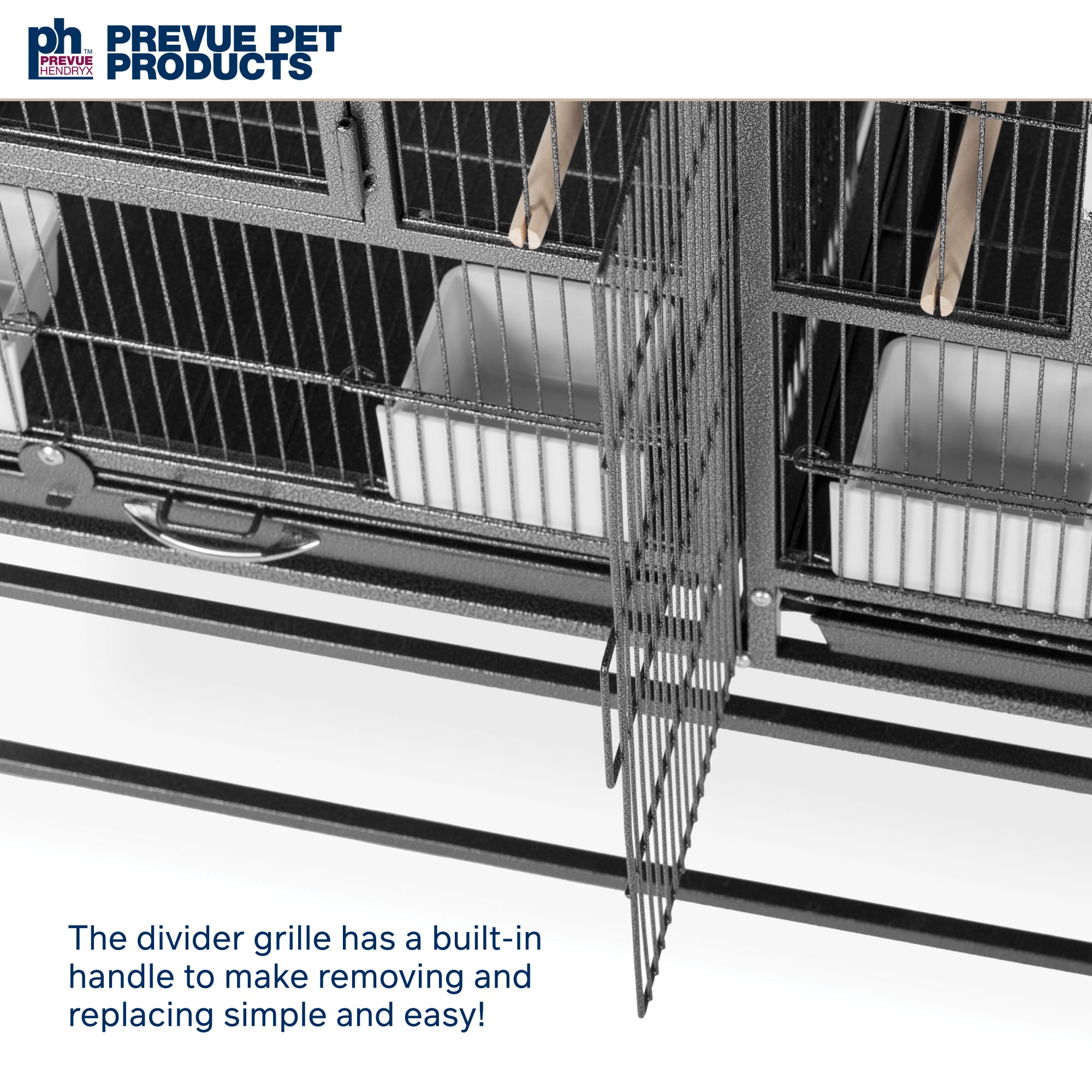 Prevue Pet Products Hampton Deluxe Divided Breeder Cage System with Stand