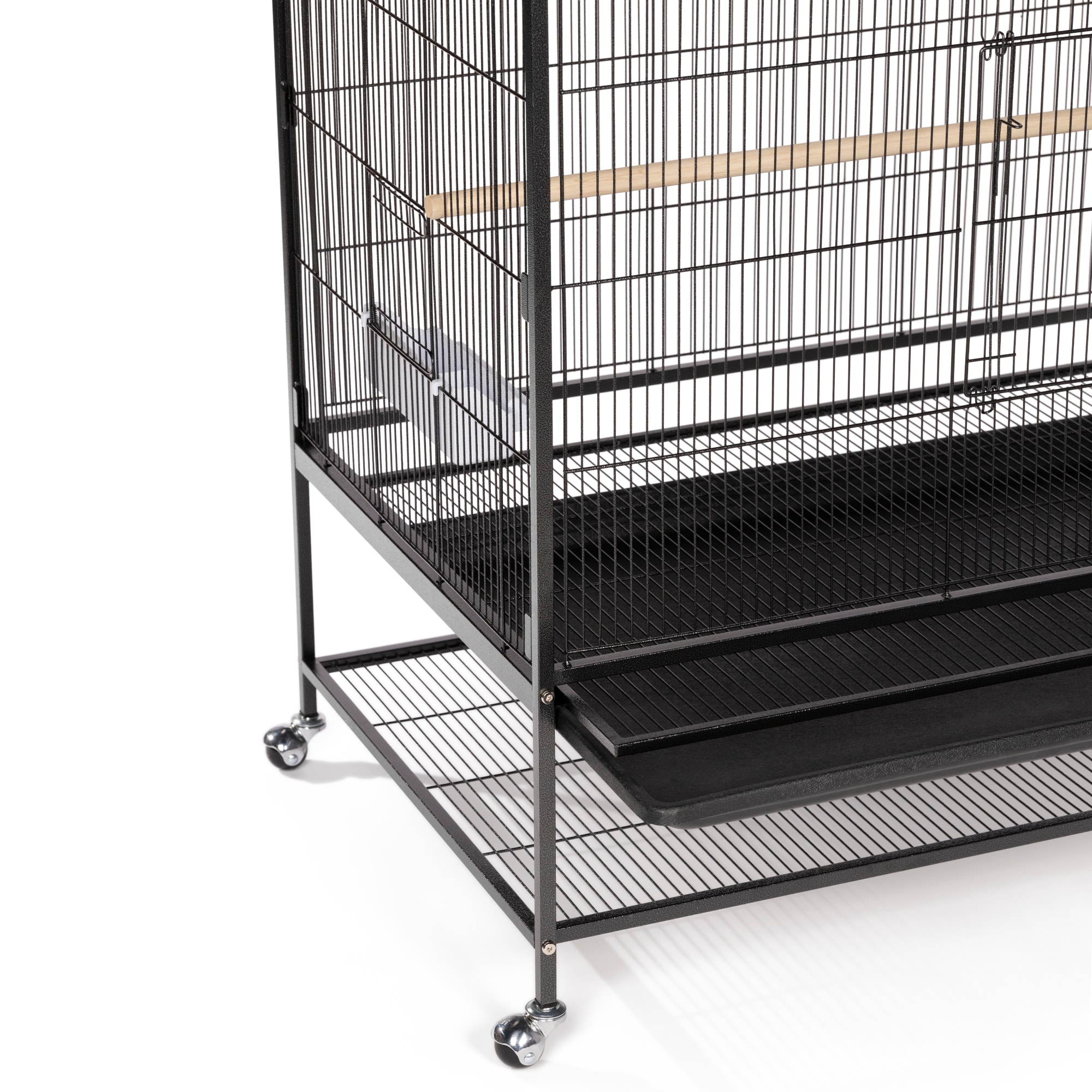 Prevue Pet Products Extra Large Wrought Iron Flight Cage Black Hammertone F050