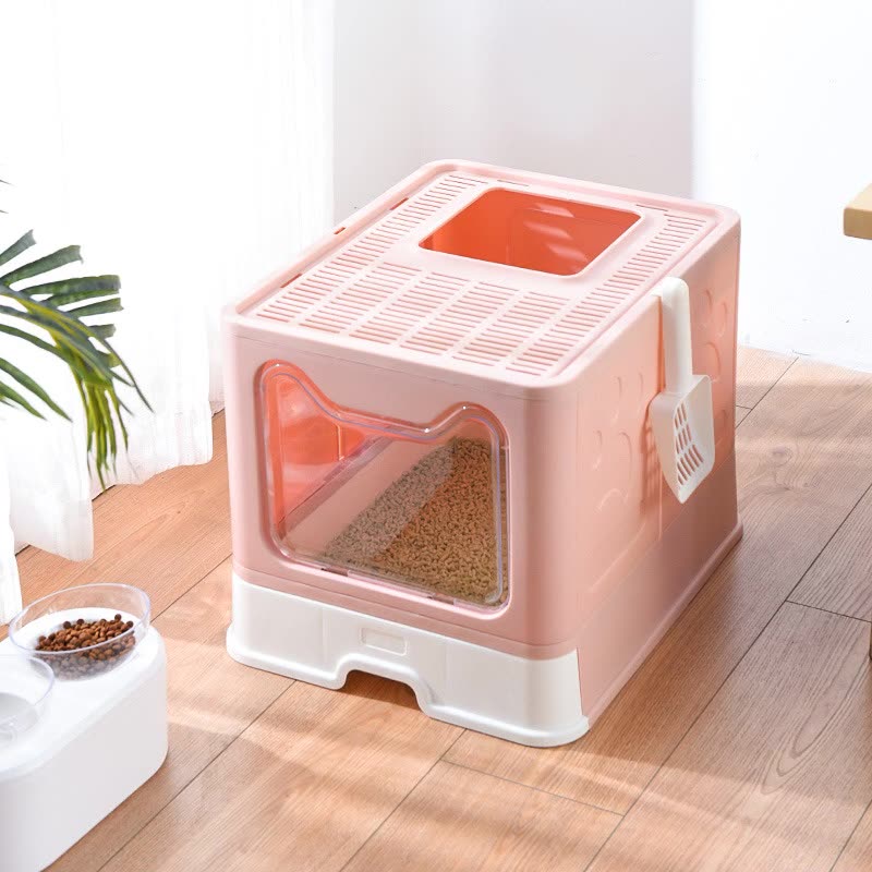 Hot Sales Cat Clean Up Products Enclosure Litter Box Cat Litter Box Home Cat Toilet
