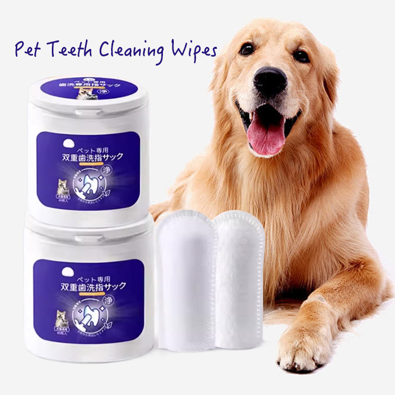 OEM Pet Grooming Wipes Biodegradable Cat Dog Cleaning Moist Tooth Eye Wet Pet Ear Wipes