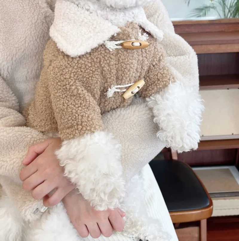 Autumn/Winter Thickened Warm Cat/Dog Jacket Buckle Fleece Coat Teddy Yorkshire Bear Small and Medium-sized Dog Clothes MascotasXJ241125