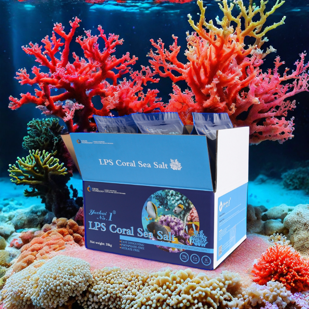 artisanal red sea coral pro salt 20KG box package 25KG Bag package LPS Coral Reef Sea Salt