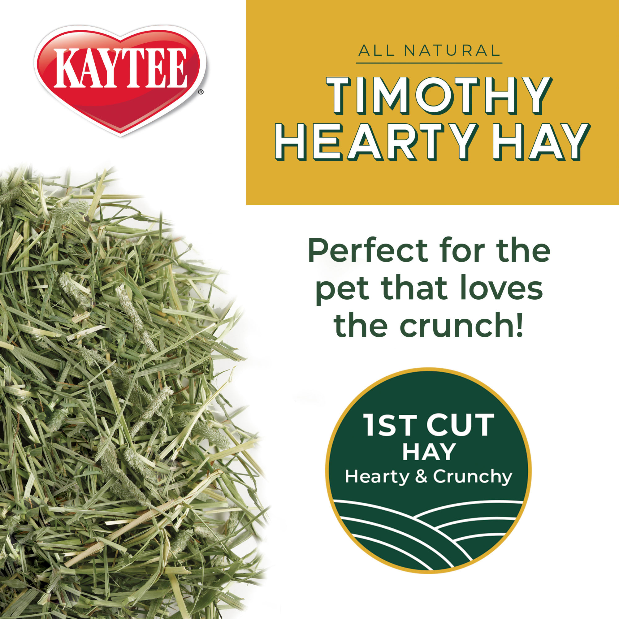 Kaytee Hearty Hay for Small Animals, 48 oz.