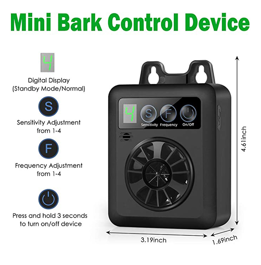 iPetDog New Arrival Anti Dog Bark Ultrasonic Pet Training Device Dog Repeller with Led Light