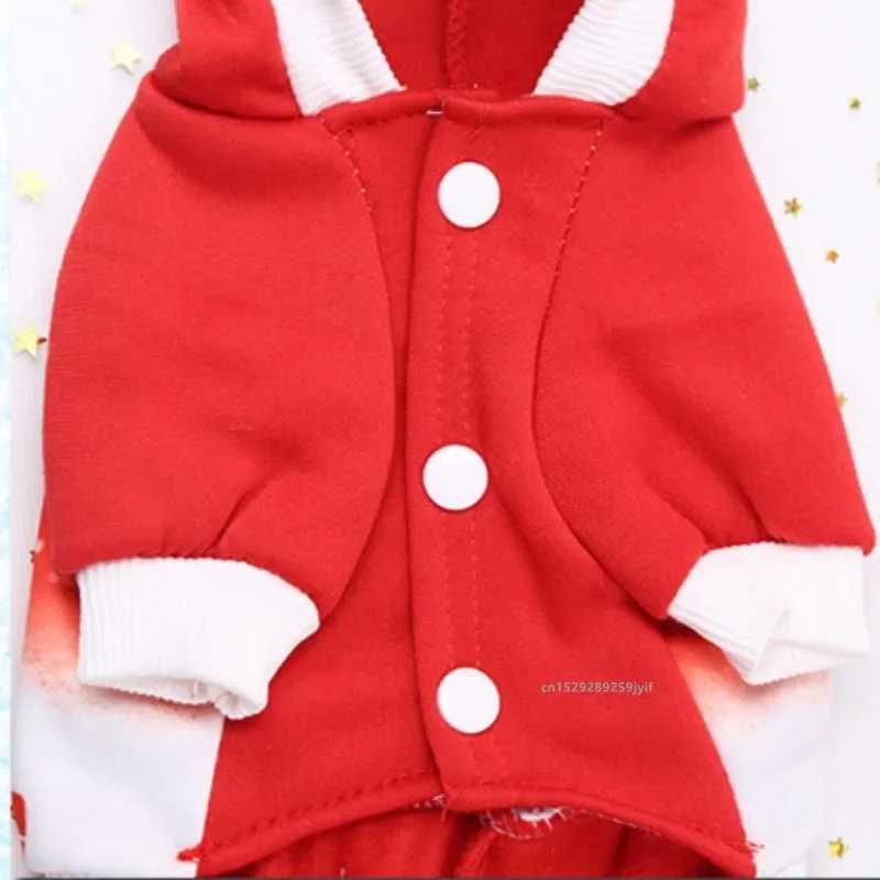 Christmas Pet Clothes Dog Hoodies Autumn Winter Warm Coat for Small Medium Dogs Jacket Sweater Puppy French Bulldog ClothingXJ241125
