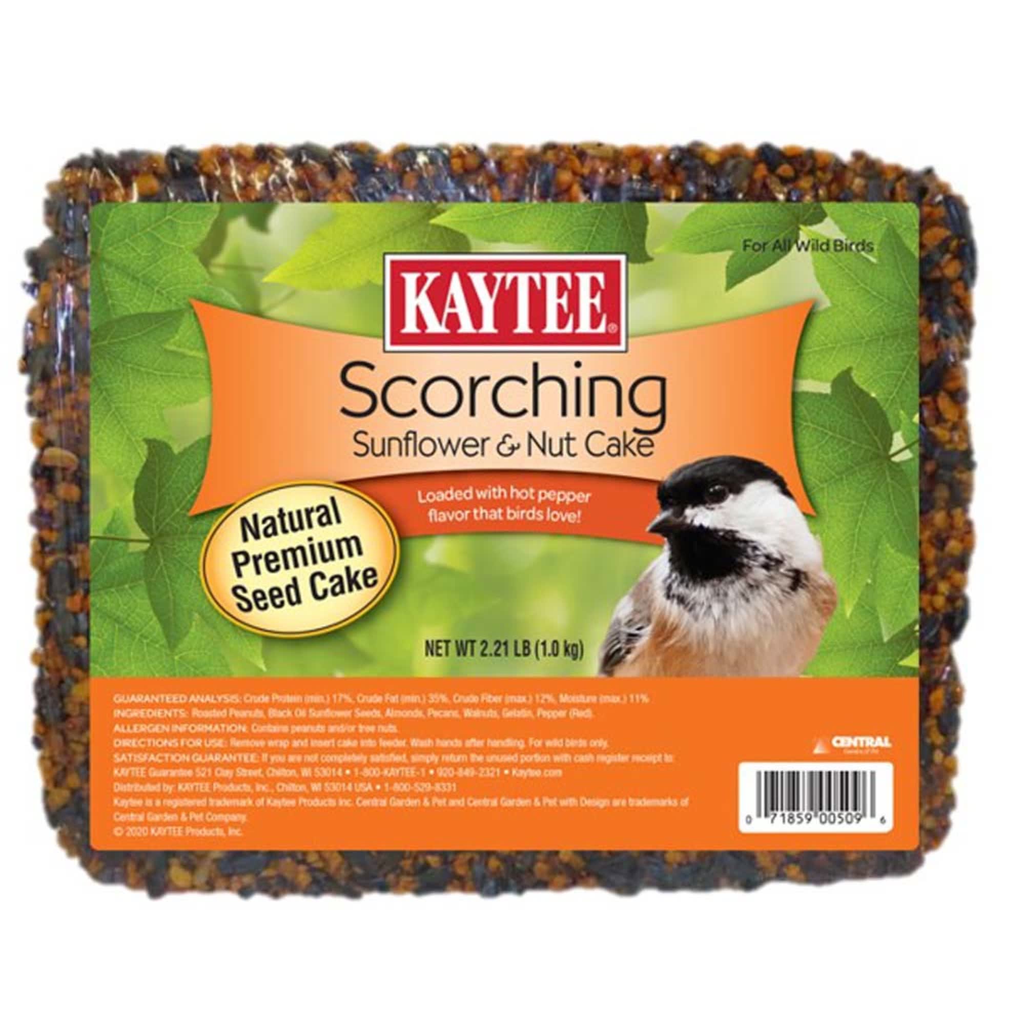 Kaytee Scorching Sunflower & Nut Cake 2.2 lbs.