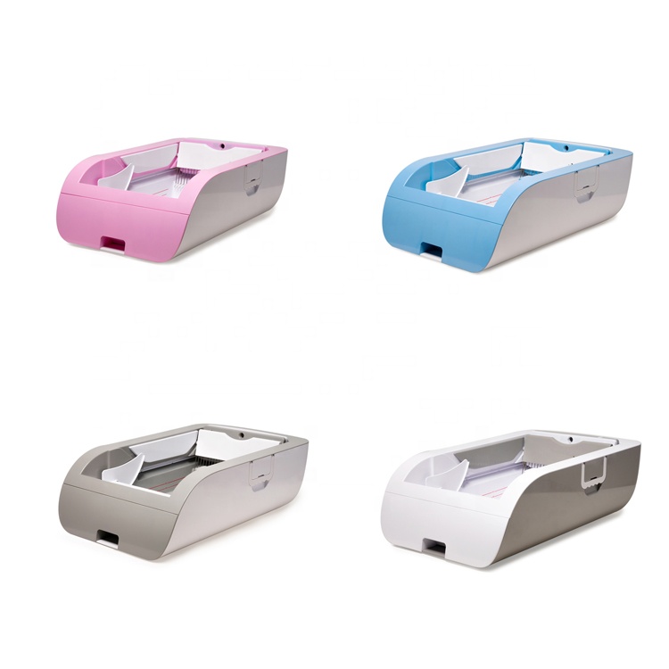 2022 Gray Multi Functional Cat Self Cleaning Automatic Cat Litter Box for Cats