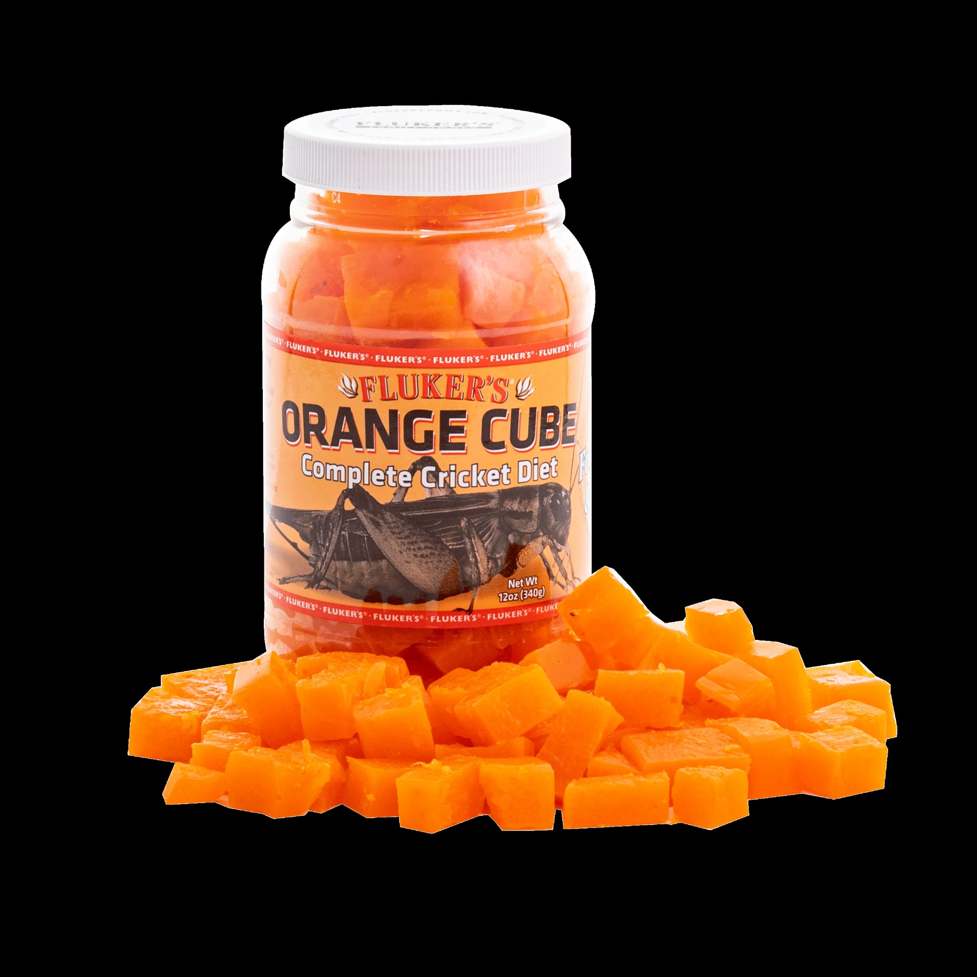Fluker's Orange Cube Complete Cricket Diet, 12 oz.