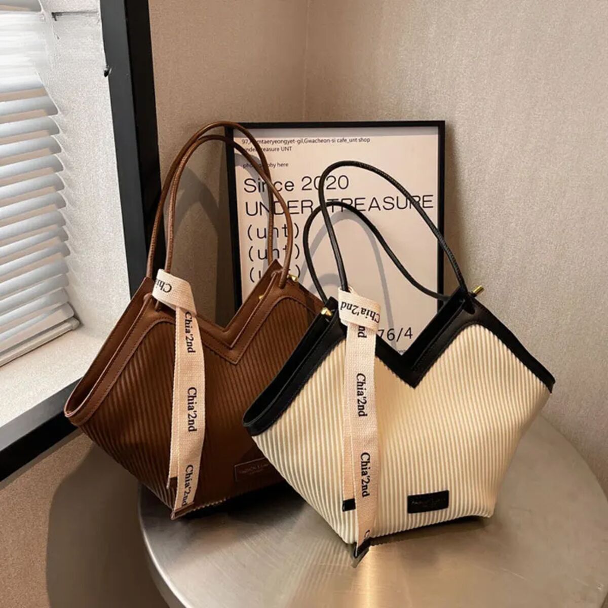 PU Women's Bags Fashion Ladies Designer Women Shoulder Handbag Large Capacity Heart-Shaped Tote Bag Bolsos De Mujer Hasp Style