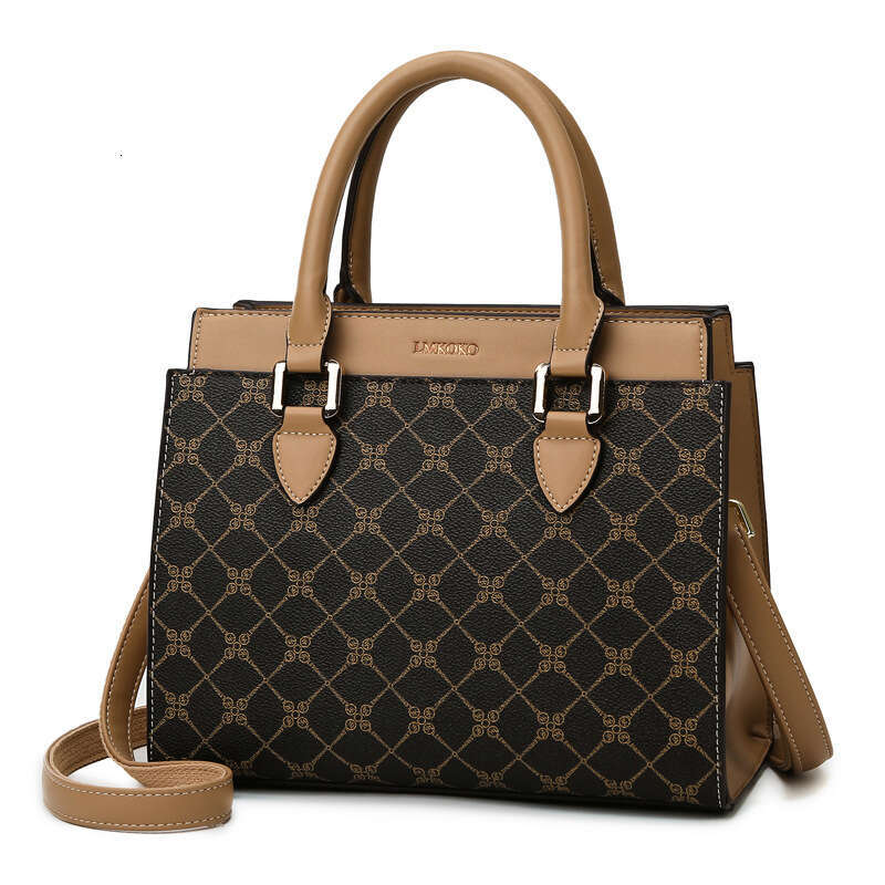 LEMON KOKO New Printed Mom's Handbag Commuter Crossbody High End Fashion Women's Bag