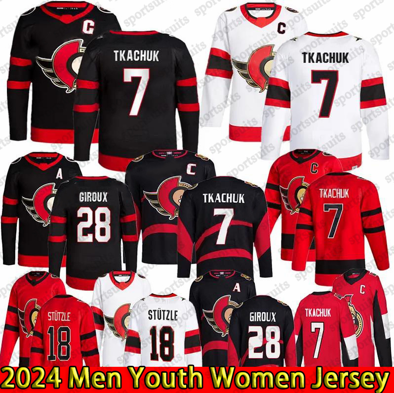 #7 Brady Tkachuk winter classic hockey jersey #28 Claude Giroux Tim Stutzle Jakob Chychrun Artem Zub Dominik Kubalik Shane Joonas Korpisalo Senators jerseys