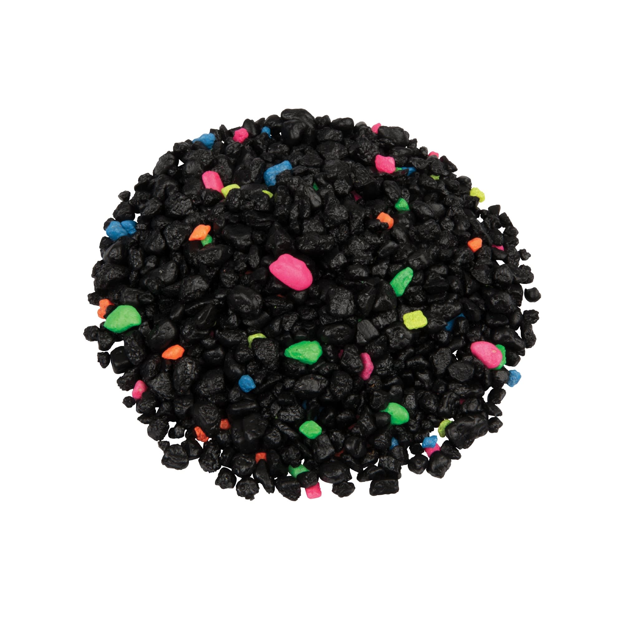GloFish Black Multi-Color Lagoon Aquarium Gravel, 5 lbs.