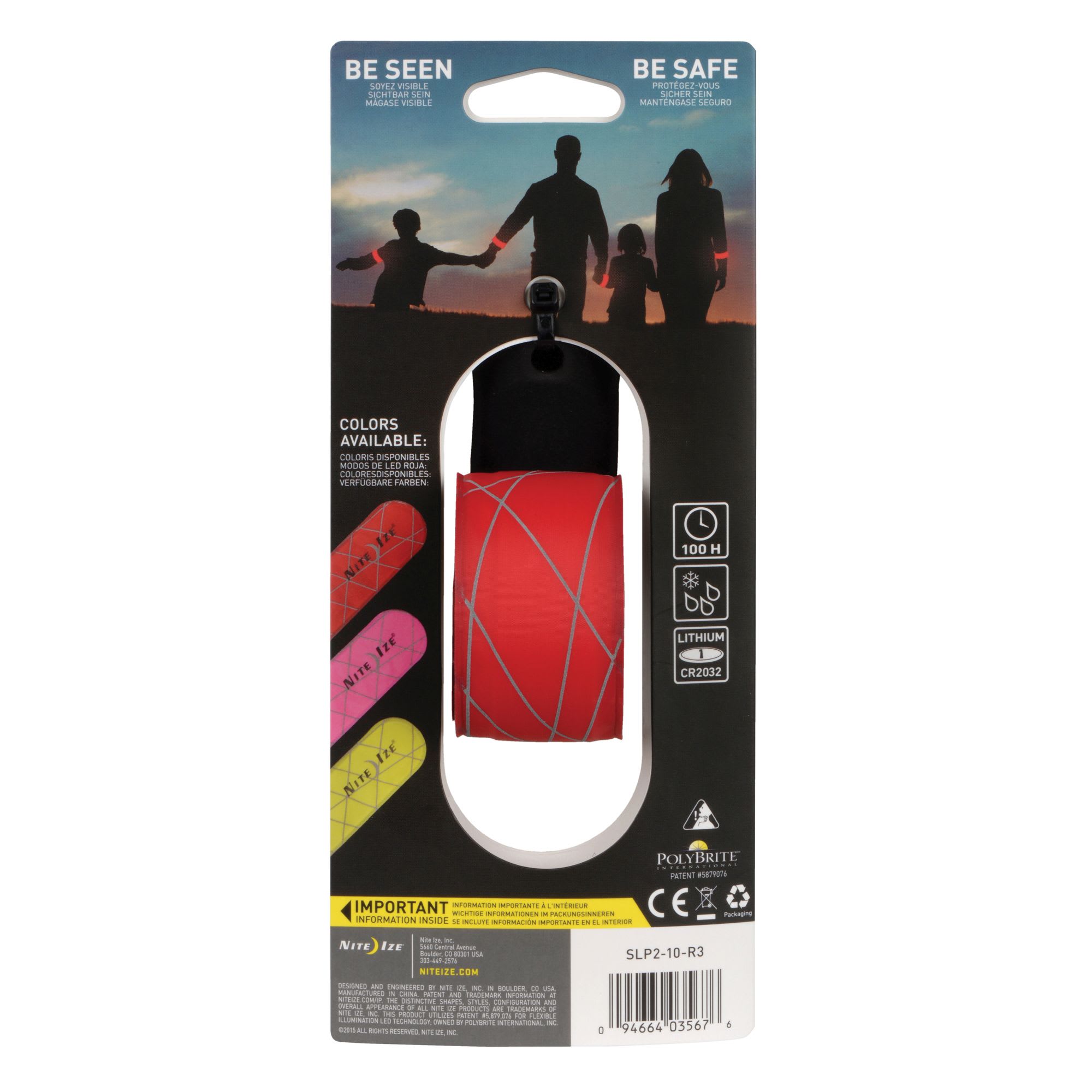 Nite Ize Red SlapLit LED Slap Wrap