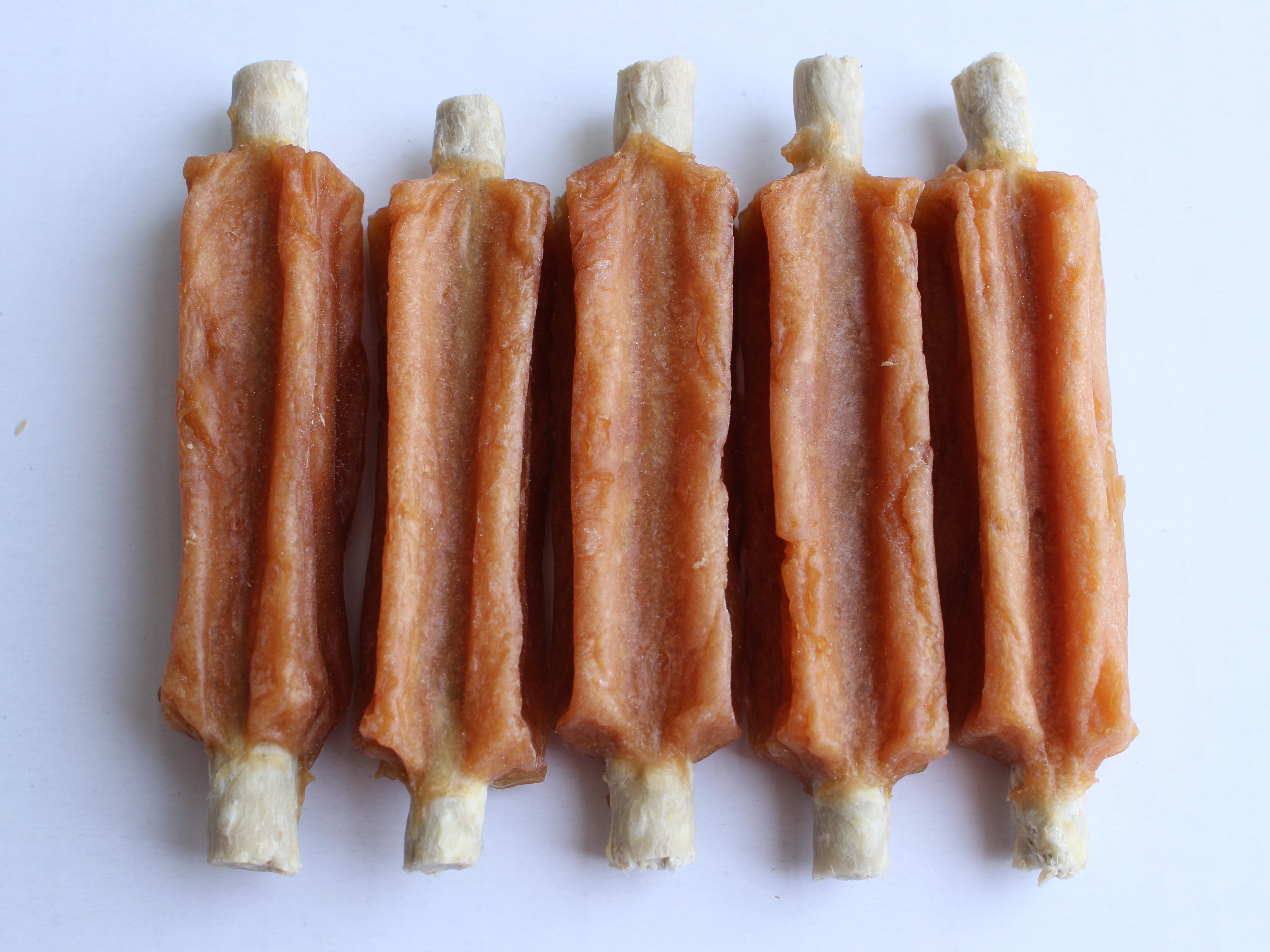 2022 hot sale good quality low price duck gizzards dog food dog chew wrapped chicken pet treats