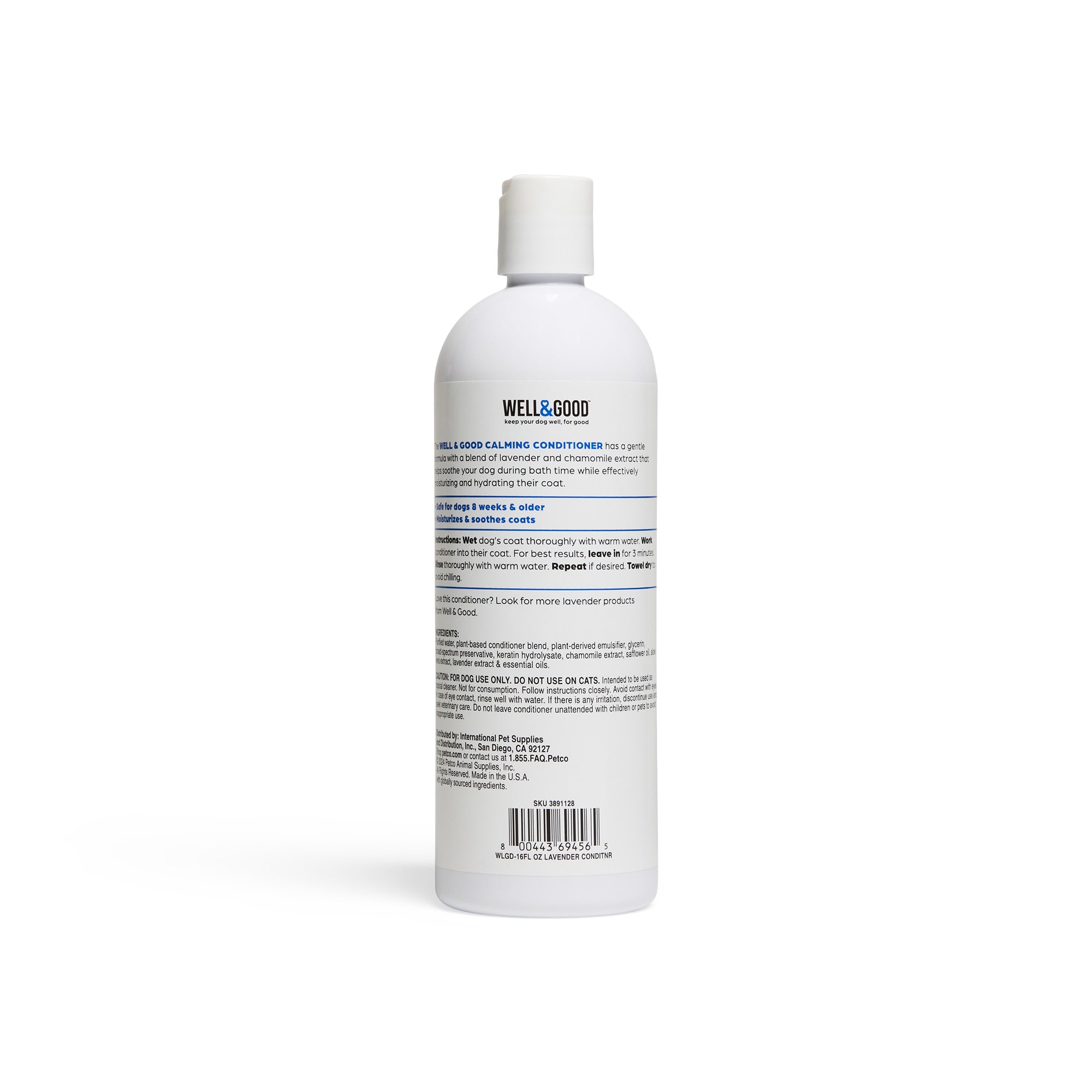 Well & Good Lavender Dog Conditioner, 16 fl. oz.