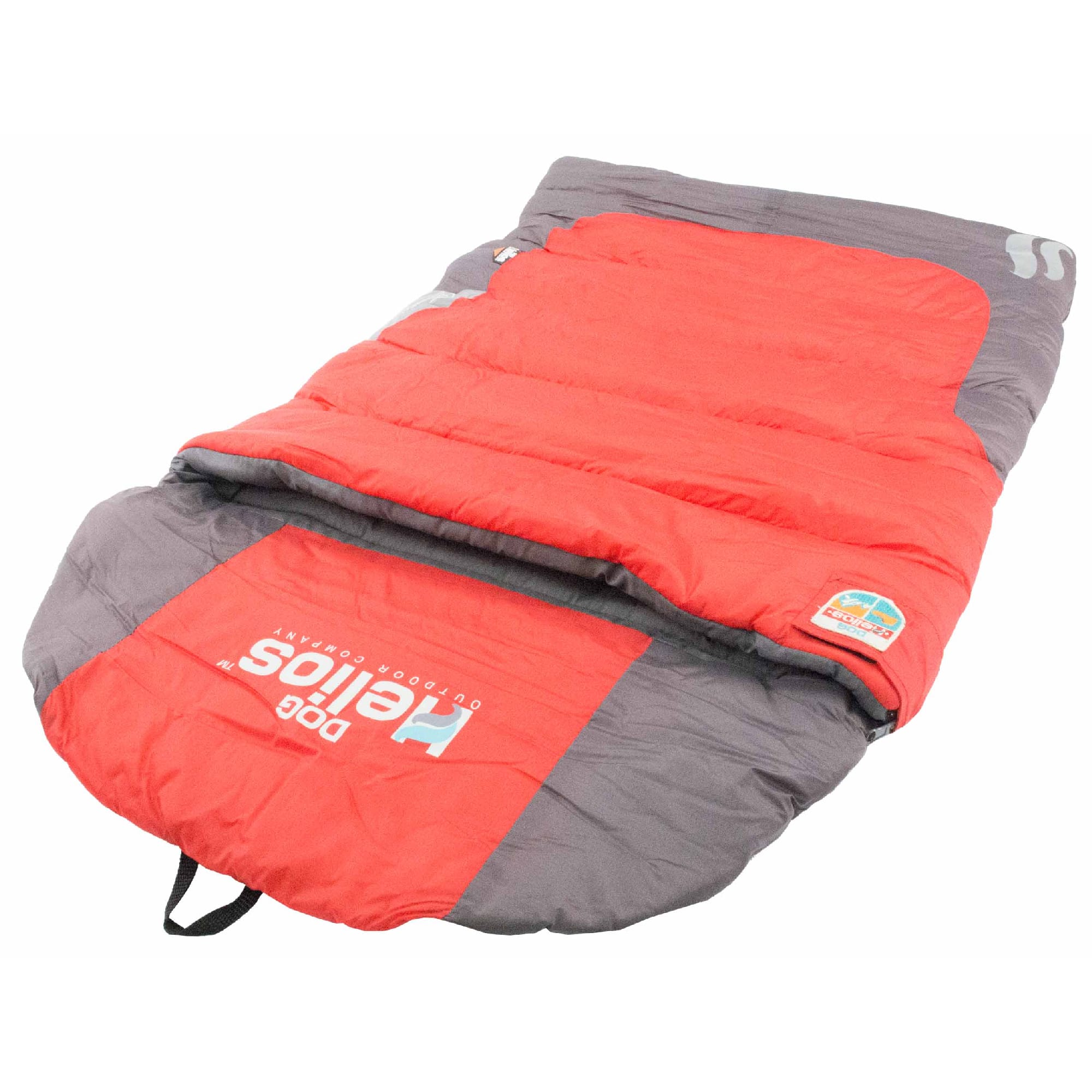 Dog Helios Red Trail-Barker Multi-Surface Travel Dog Bed Featuring BlackShark Technology, 39.4" L X 25.7" W