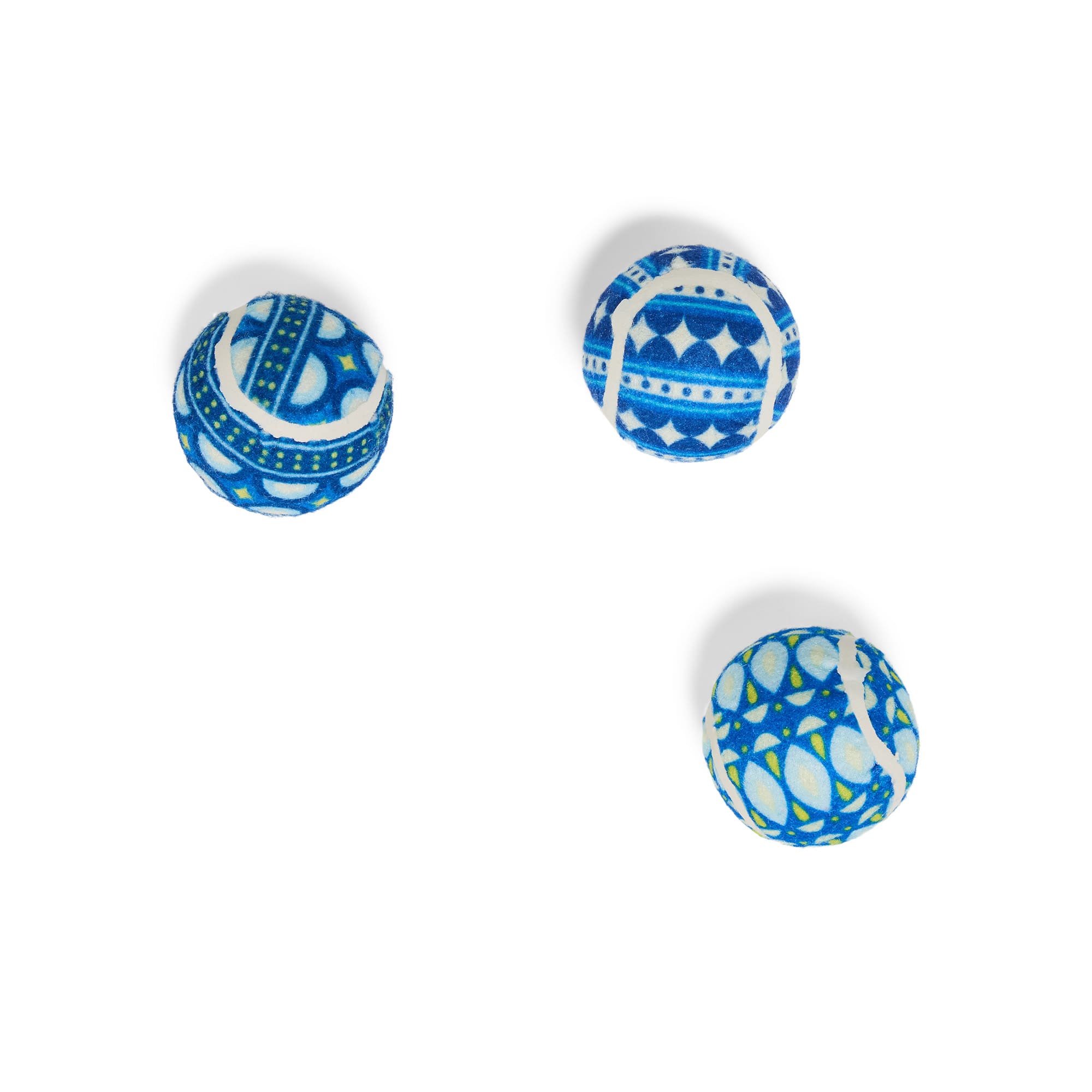Merry Makings Hanukkah Tennis Ball Dog Toy, Medium, Pack of 3